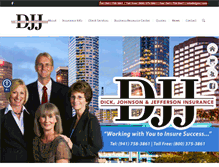 Tablet Screenshot of djjinc.com